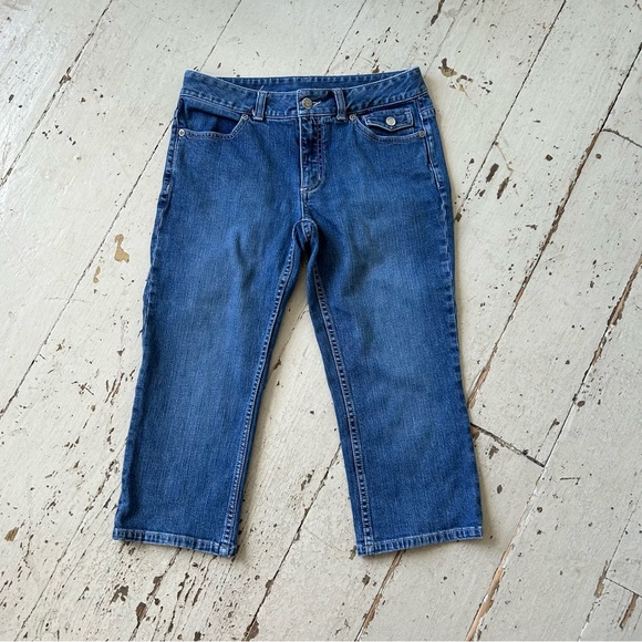 Vintage Y2K Harley Davidson Capris Jean Pants - Picture 2 of 15